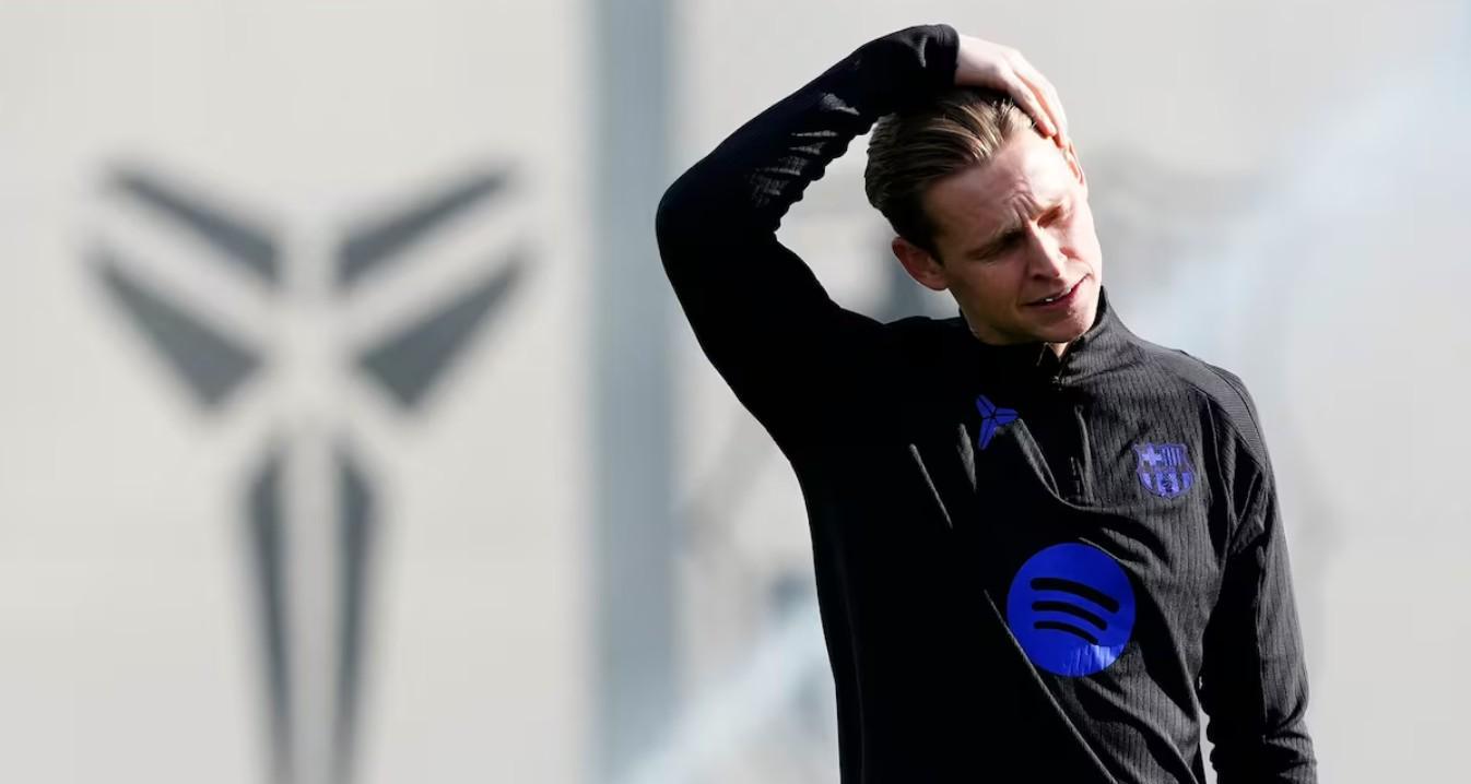 体育资讯-阿斯：德容因伤仍在健身房进行恢复，本周末对马竞他不会上场